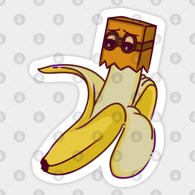 Banana bag Sticker by Onyble